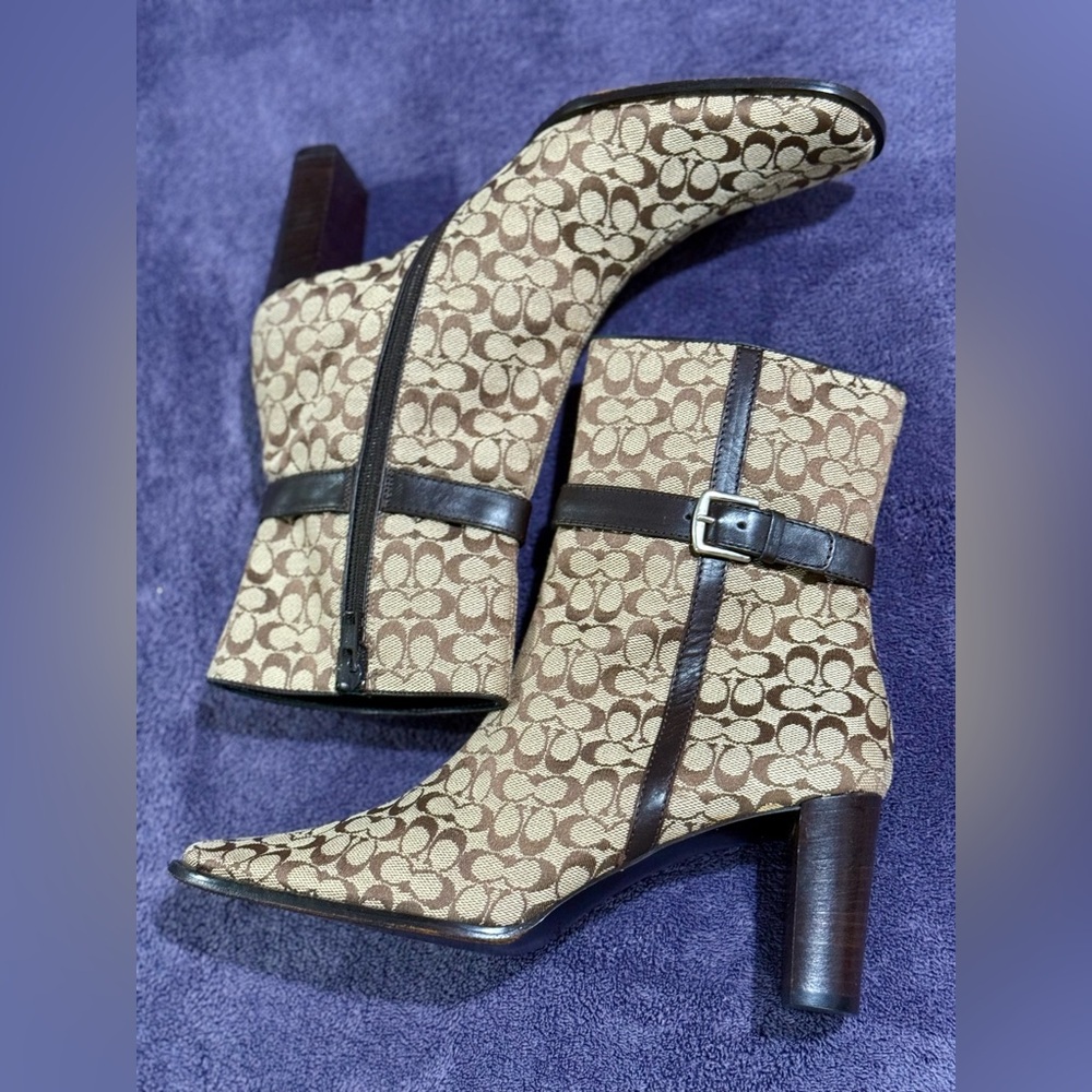 Coach Monogram Booties - Picture 2 of 10
